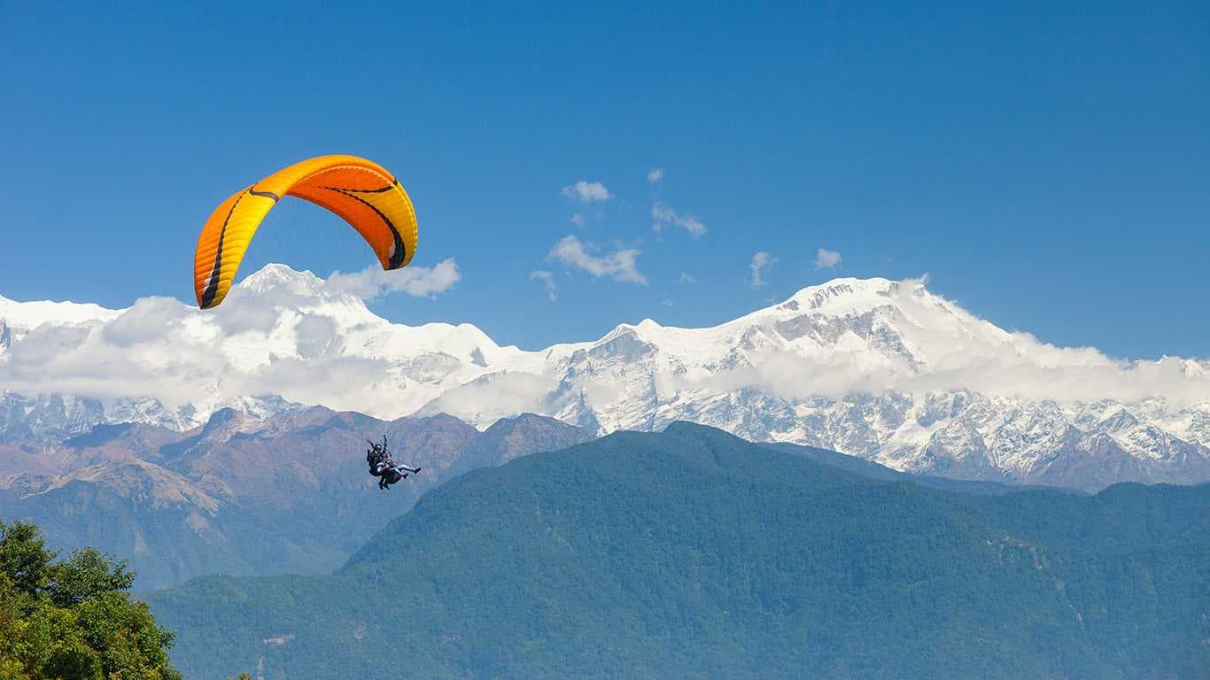 Paragliding in Nepal